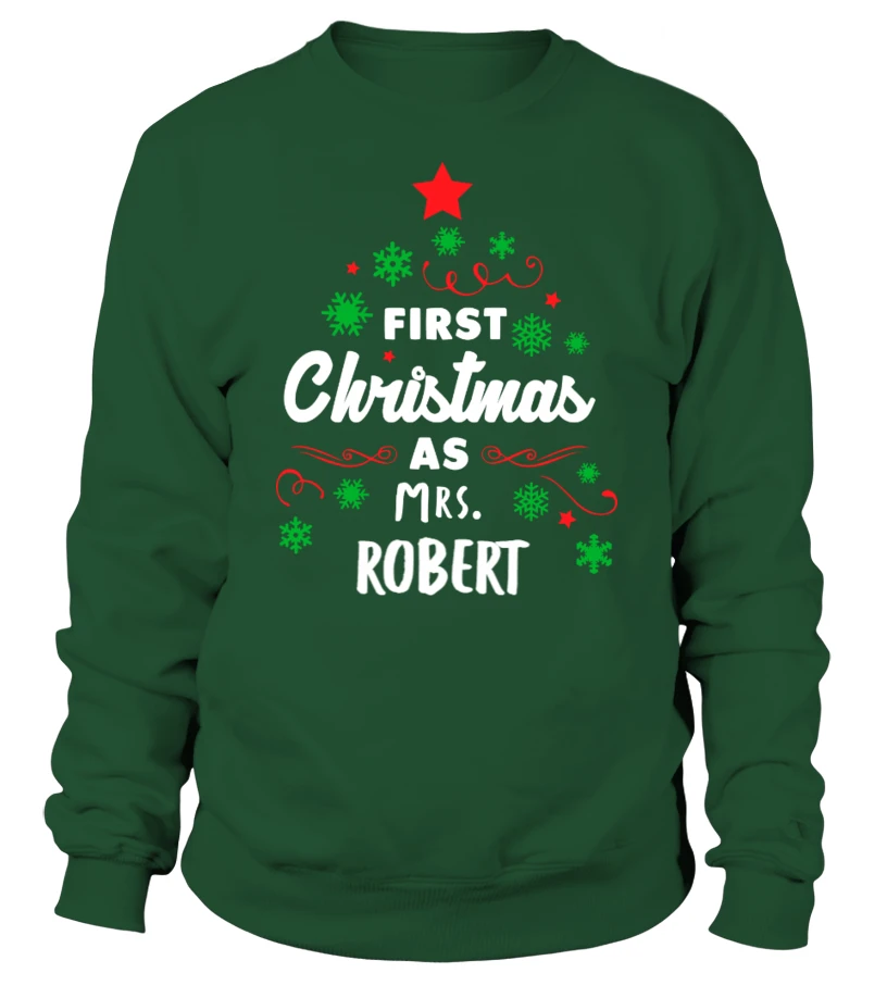 First Christmas As Mrs Robert - Personalized
