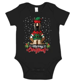 Merry Christmas Great Dane Greetings Dog Owner Elf Costume T-Shirt