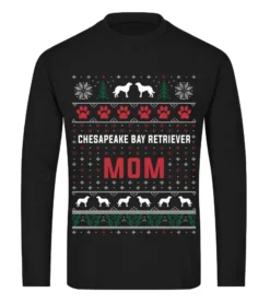 Chesapeake Bay Retriever Mom Christmas Sweater