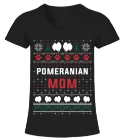 Pomeranian Mom Christmas Sweater