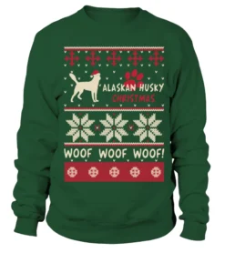 Alaskan Husky Christmas Sweater Shirt