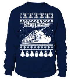 ARMY TANK UGLY CHRISTMAS SWEATER Shirt T