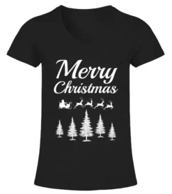 Artistic Merry Christmas Family Tshirts Christmas T Shirts