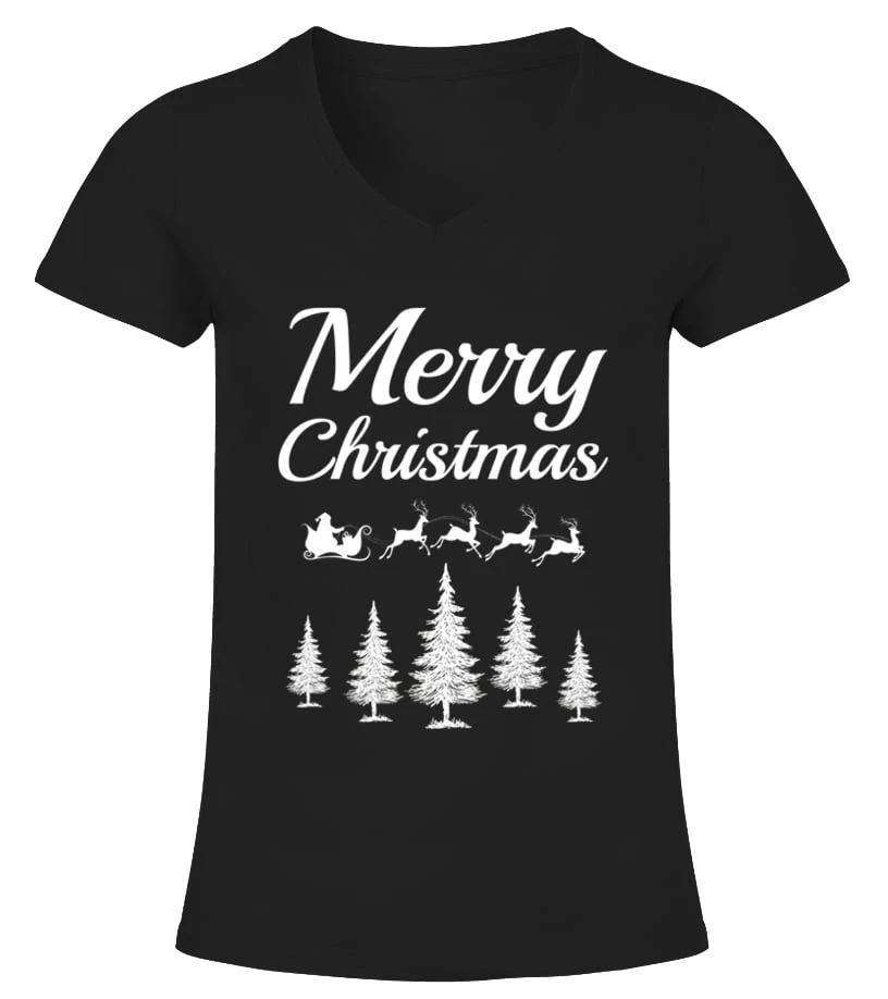 Artistic Merry Christmas Family Tshirts Christmas T Shirts
