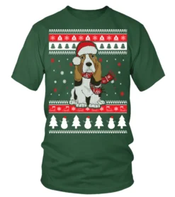 Basset Hound Christmas Sweater