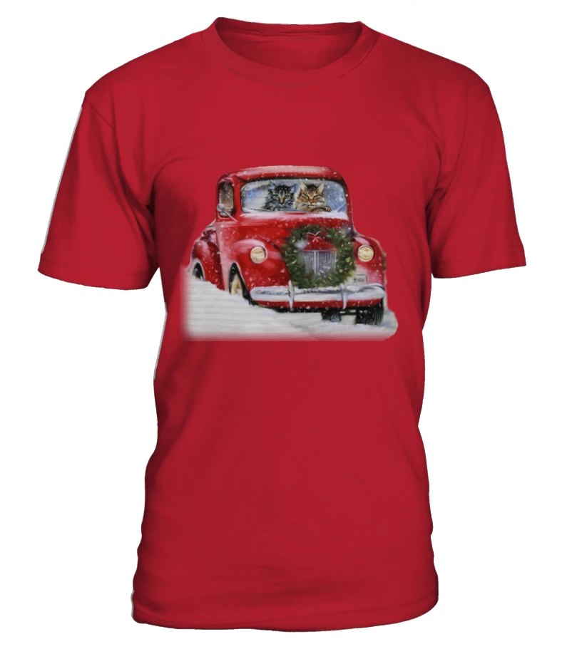 CHRISTMAS CATS IN THE CAR