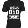 Christmas Gifts For Dad Skiing T Shirt Skiing Dad Shirts