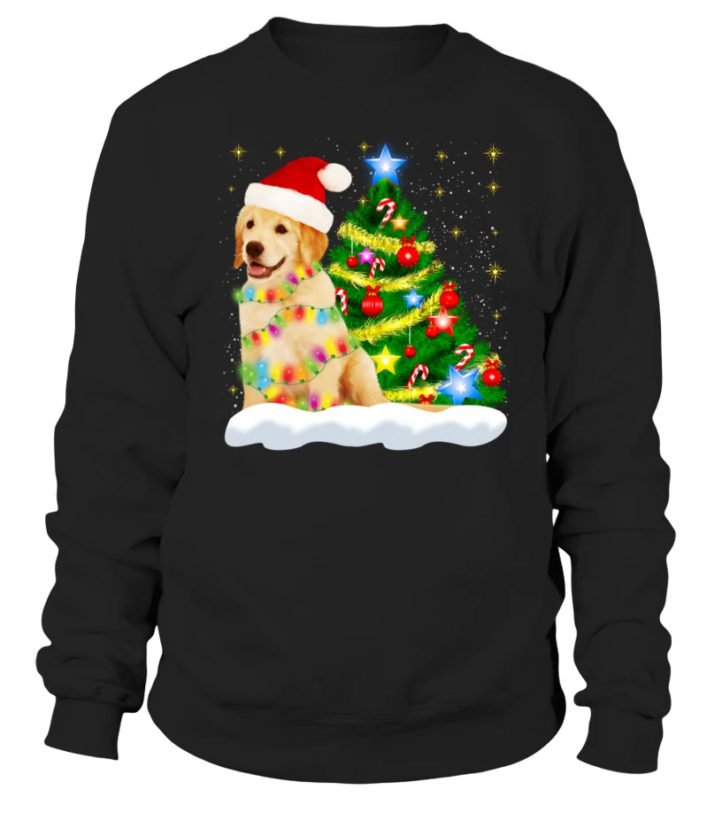 Christmas Golden Retriever
