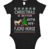 Christmas Is Better With My Fjord Horse