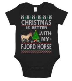 Christmas Is Better With My Fjord Horse