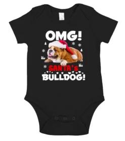 Christmas Santa Bulldog SHIRT