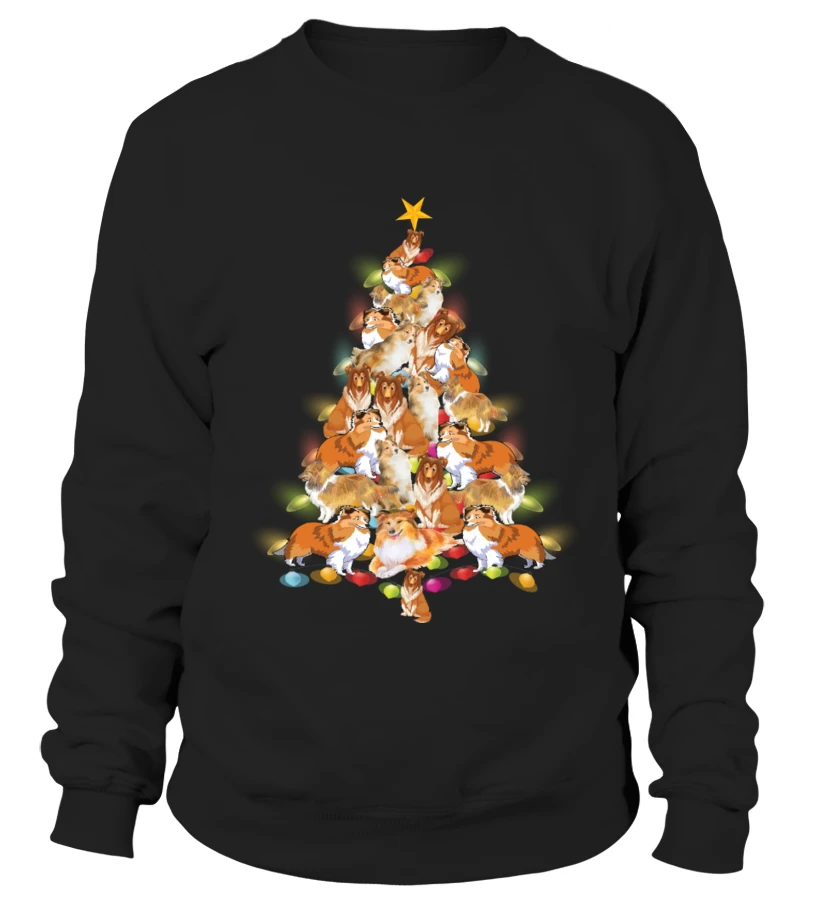 CHRISTMAS SHIRT WITH SHELTIES