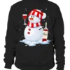 Christmas Snowman Drink Wine