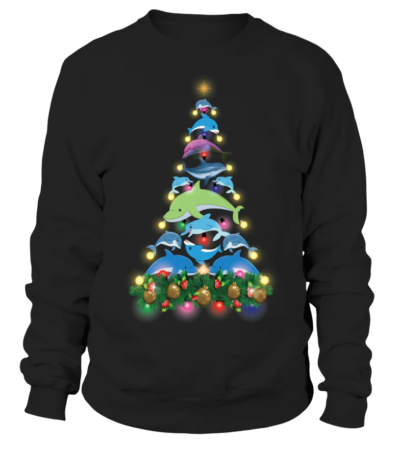 Christmas T-shirt For Dolphin Lovers