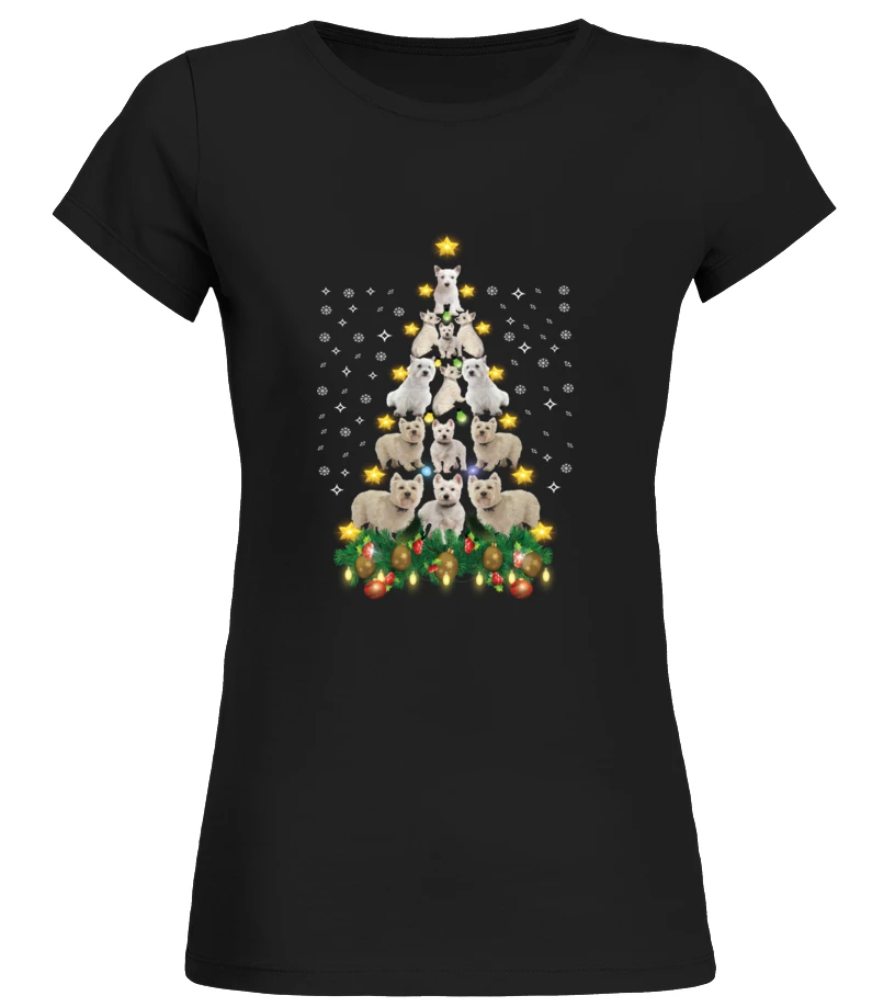 Christmas T-shirt For Westie Lovers