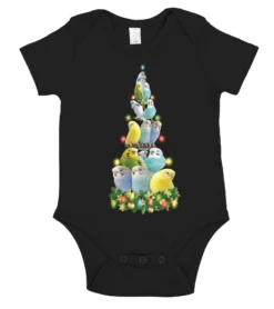 CHRISTMAS TEES FOR BUDGIE LOVER