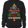 Christmas With My Hot New Husband T-Shirt 2018 Gift