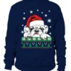 Cool English Bulldog Christmas Shirt