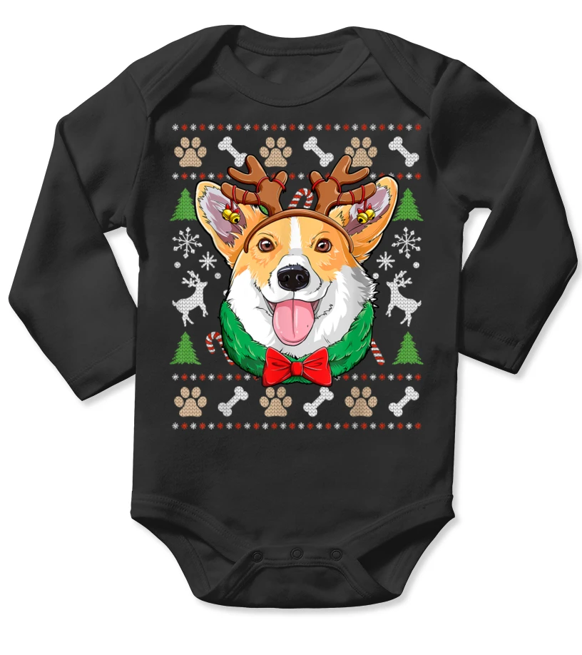 Corgi Face Christmas