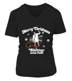Cousin Eddie Shitter Was Full T Shirt Merry Christmas