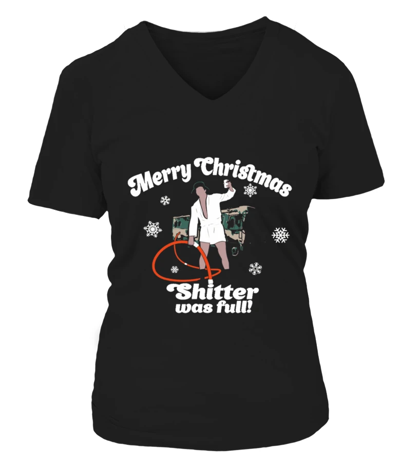 Cousin Eddie Shitter Was Full T Shirt Merry Christmas