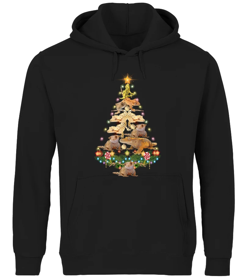 Christmas T-Shirts For Crested Gecko Lovers