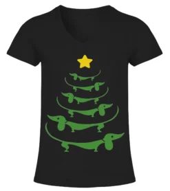 Dachshund Wiener Dog Christmas Tree Funny Black Friday