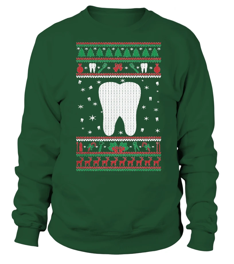 Dentist Ugly Christmas Sweater Tee