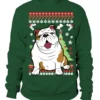 English BullDog Christmas Sweater
