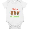 FIRST CHRISTMAS BABY ONESISES