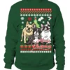 French Bull Dog Christmas Sweater