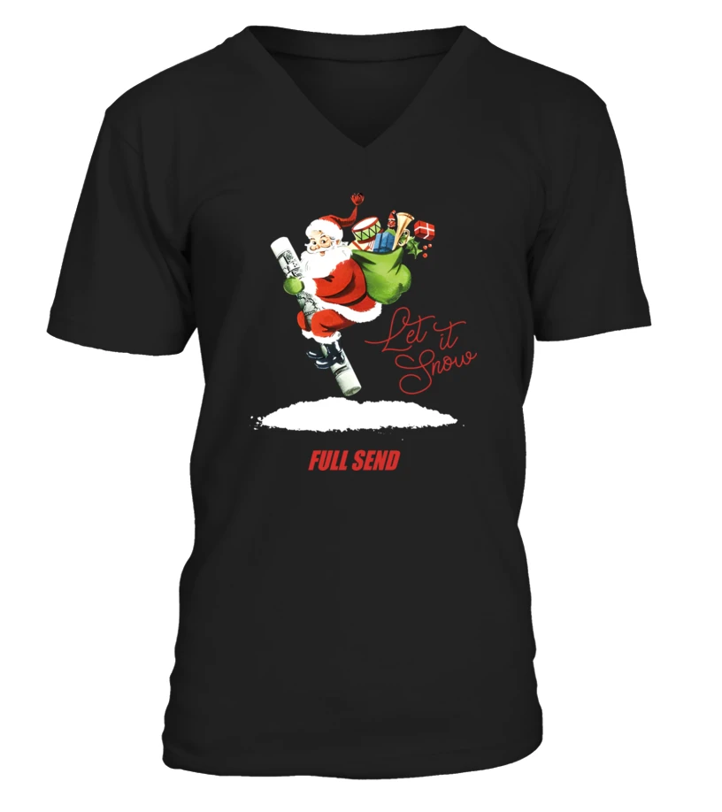 Full Send By Nelk Boys Store Merch Let It Snow Christmas 2022 T Shirt