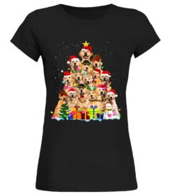 Golden Retriever Christmas Tree