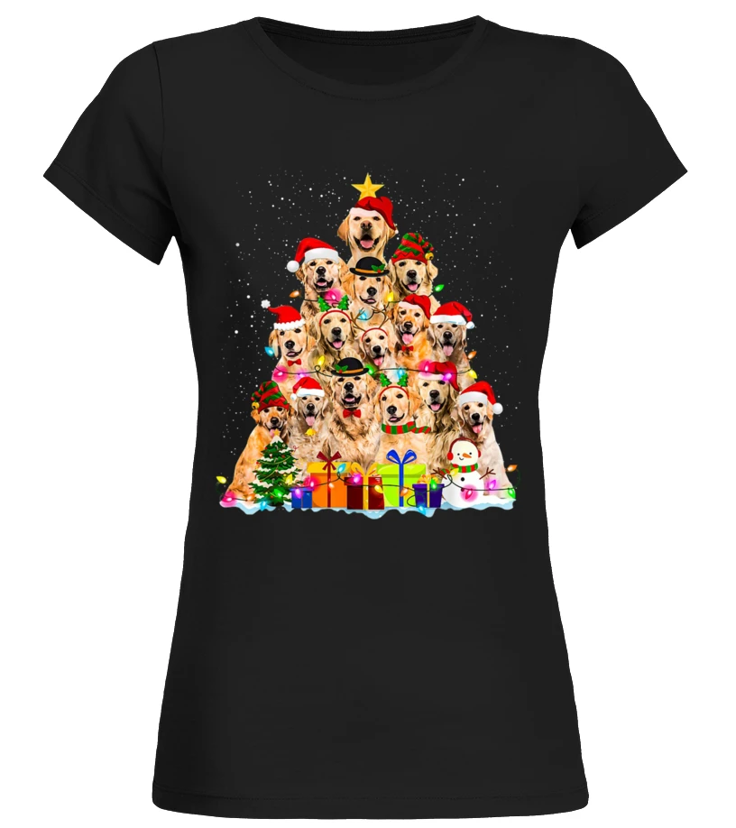 Golden Retriever Christmas Tree