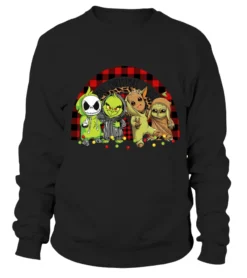 Grinch Jack Groot Baby Yoda Friends Christmas