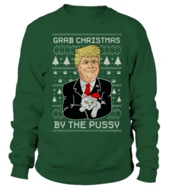 GRAB CHRISTMAS DONALD TRUMP UGLY SWEATER