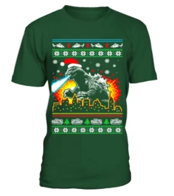 Ugly Christmas Sweater-style Printed Tee