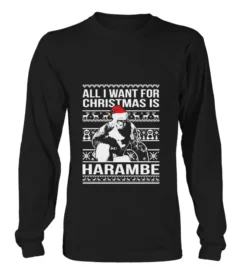 Harambe Christmas Ugly Sweater