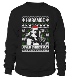 Harambe Loved Christmas Sweater