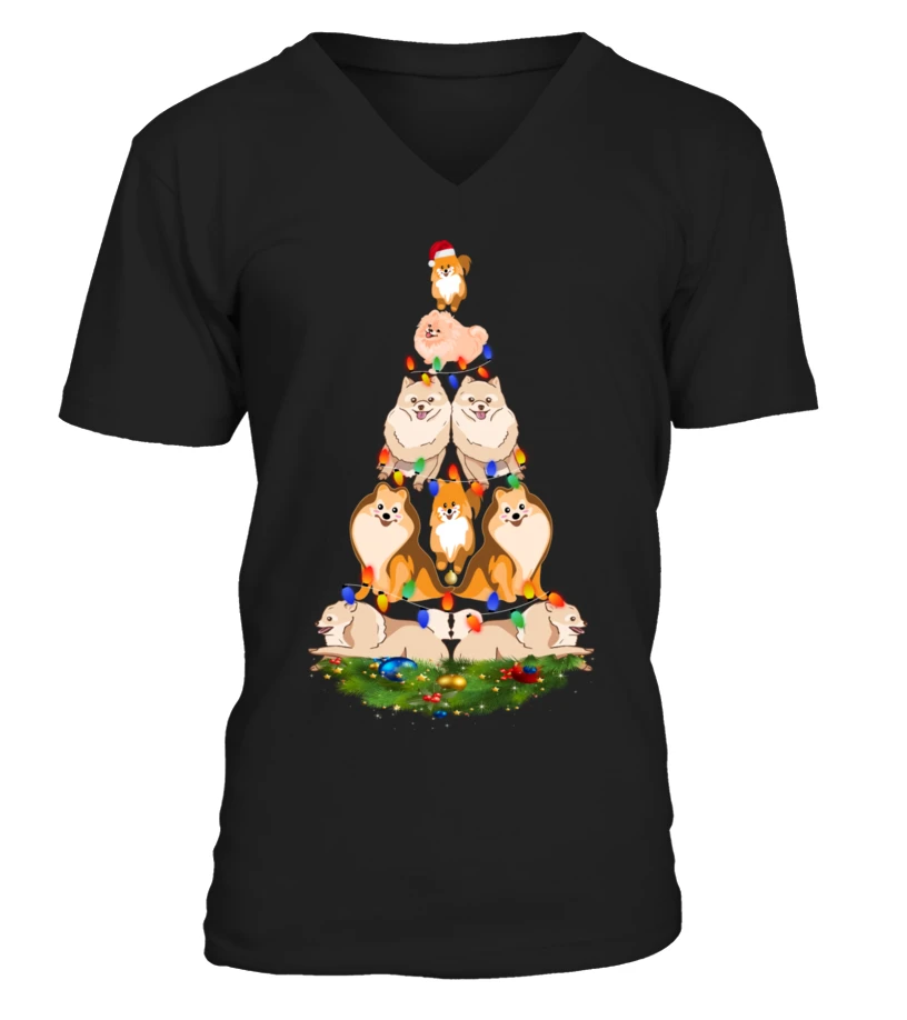 POMERANIAN CHRISTMAS T-SHIRT