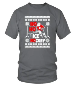 Ho Ho Ice Hockey Ugly Christmas Present