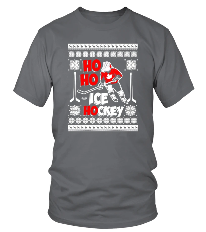 Ho Ho Ice Hockey Ugly Christmas Present
