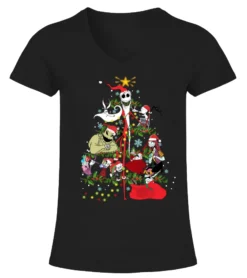 Jack Skellington Nightmare Before Christmas Squad Tree Shirt