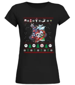 Jack Skellington And Sally Nightmare Before Christmas Shirt