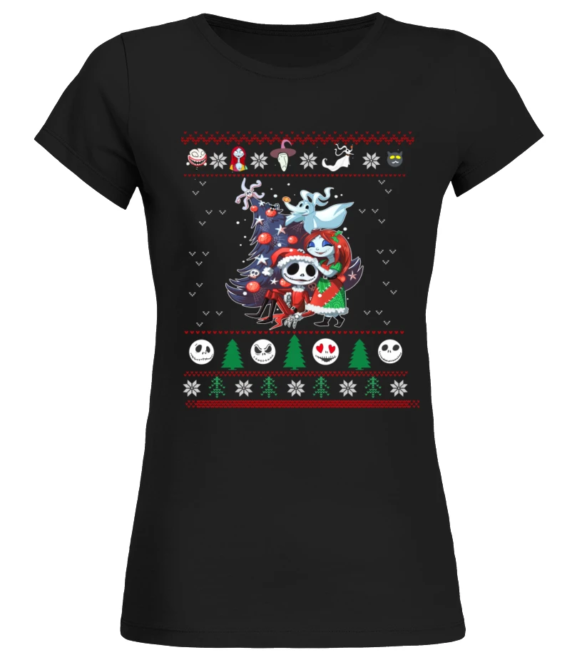 Jack Skellington And Sally Nightmare Before Christmas Shirt