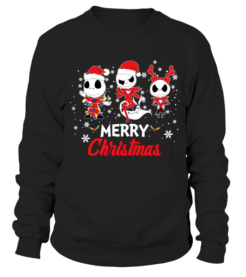 Jack Skellington Dancing Merry Christmas T Shirt The Nightmare