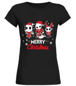 Jack Skellington Dancing Merry Christmas T Shirt The Nightmare