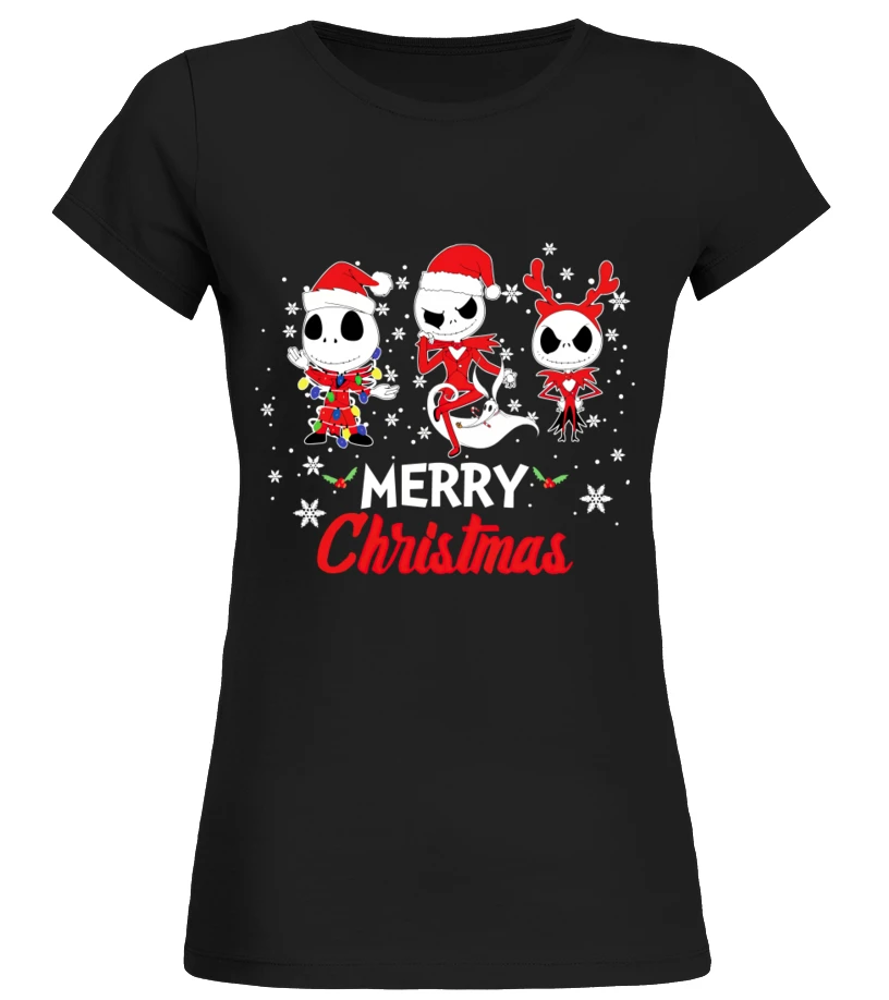 Jack Skellington Dancing Merry Christmas T Shirt The Nightmare