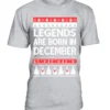 Legends Are Born In December Ugly Christmas Sweater T Shirt