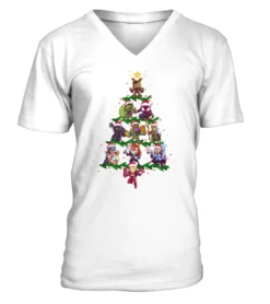 Marvel Avengers Characters Squad Christmas Tree Shirt